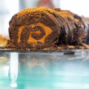 Whole Brownie Swiss Roll